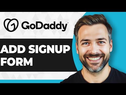 How to Add Sign Up Form on GoDaddy (Step By Step) (2025 Guide)