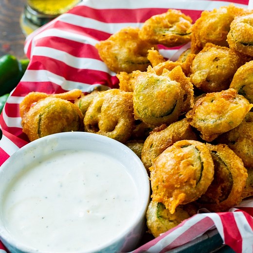 Deep Fried Jalapeno Slices