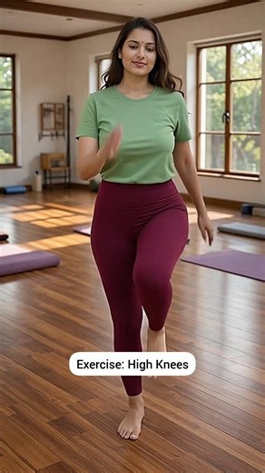 High Knees exercise #exercise #highknees