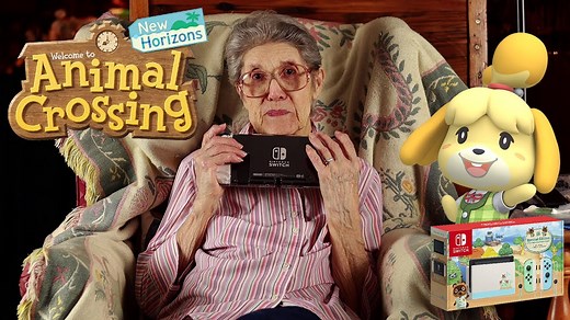 88 Year Old Grandma Audie Returns Opening Animal Crossing: New Horizons Switch & Beginning Her Island