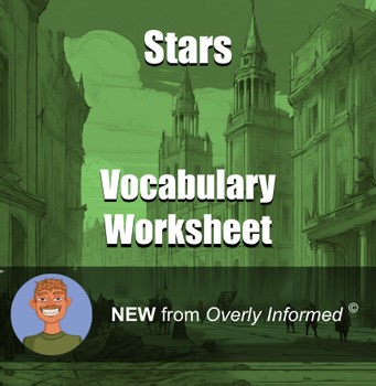 Stars Vocabulary Worksheet