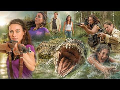 झील से निकले खूंखार मगरमच्छ, पूरे शहर में मचा दिया आतंक | Lake Placid 3 Movie Scene Crocodile Attack