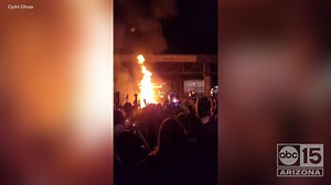 92K views · 1.1K reactions | Firefighters had to put out a fire that was started in the crowd of a Slipknot concert in Phoenix last night. STORY: https://bit.ly/3GPrBgP | ABC15 Arizona | Facebook