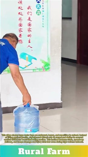 SIMPLE RAMP & DOLLY Make Heavy Lifting Look Easy: DRIVER TIPS Efficiently Unloading Large Water Jugs