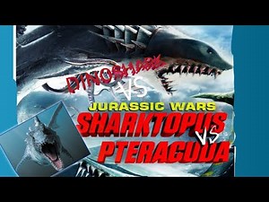 Sharktopus VS Pteracuda VS Dinoshark - Fight Scene