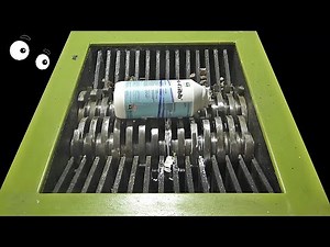 Shredding hard and soft things with shredder machine, oddly satisfying, ASMR sounds #72