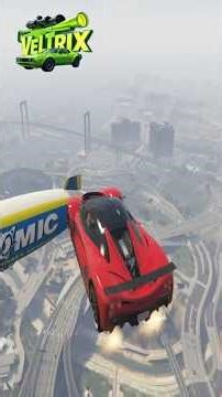 JET CAR RULES GTA V SKIES,LANDS AT AIRBASE #GTA#gtav #gta5 #gtaonline آسمان و پادگان درتصاحب جت4 چرخ