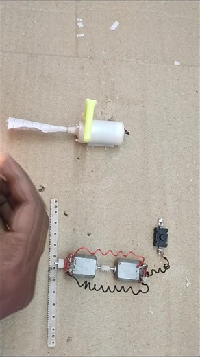 mini smoke engine with used double DC motor with rack and gear_Dc Motor Hack