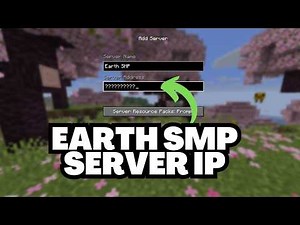 Minecraft 26.1 Earth SMP Server IP Address