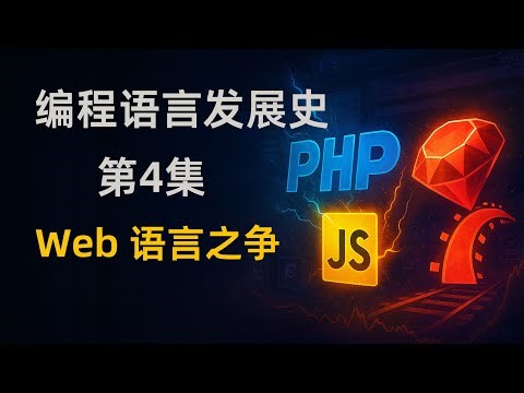 Web 编程语言之战：PHP、JavaScript 与 Ruby｜编程语言发展史 #4