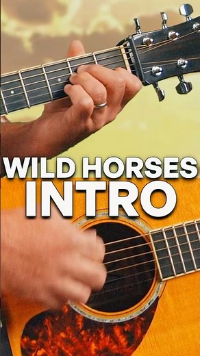 Wild Horses Guitar Lesson 🐎 | Rolling Stones Intro Magic ✨ | Easy Acoustic Tutorial