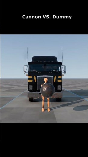 Crash Test Dummy Having A Bad Day (Slowmotion)