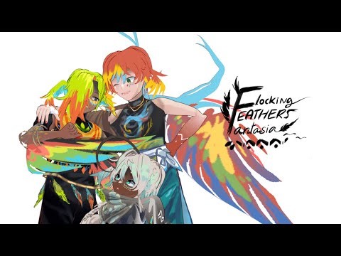 Startled - Flocking Feathers Fantasia (Blender Animation test)