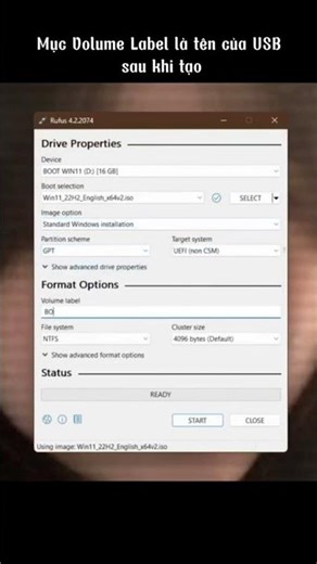 Rufus Tutorial: Burn Windows ISO to USB in 5 Minutes #shorts #learnonyoutube #trending