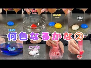 【幻の青い卵！？🪺】混ぜたら何色なるかな？シリーズ②【スライム】