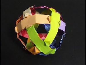 origami curled sphere [byriah loper]