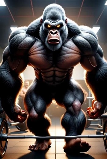 Alpha Gorilla Muscle Transformation 🦍🔥