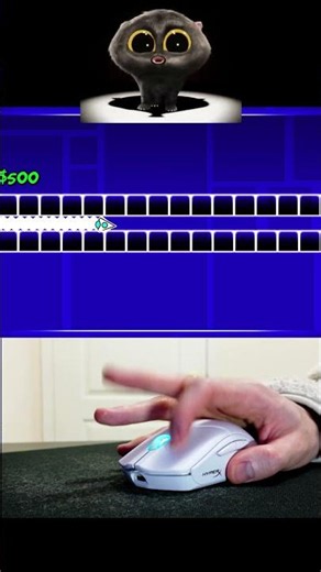 Can I Beat The IMPOSSIBLE Scatman Challenge? 🤔 #shorts #geometrydash