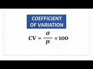 Coefficient of variation: Meaning, Formula & Examples
