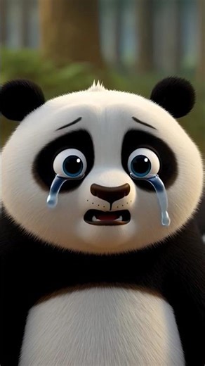 Why is the panda crying? lost parents? #shorts #panda #viral #babypanda