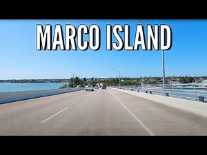 Marco Island Florida Driving Through