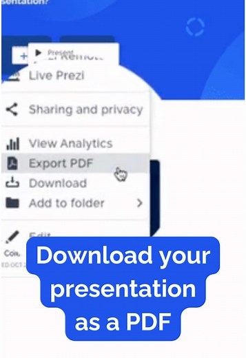 Cómo descargar tus presentaciones en PDF