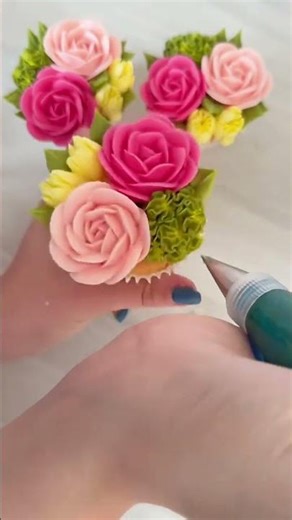 Make spring into dessert cake, it's so beautiful to the heart~#Put spring into cake #Decor#f2f87