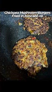 Chickpea Mushroom Burger