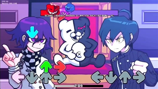 【FNFmod】Nonstop debate VS Kokichi Ouma