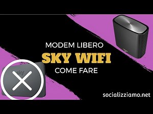 Modem libero, come configurare un router proprietario con Sky WiFi.