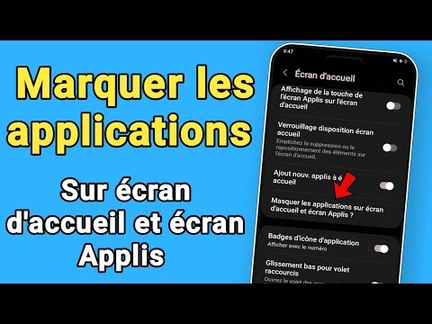 Samsung : Masquer vos applis facilement !