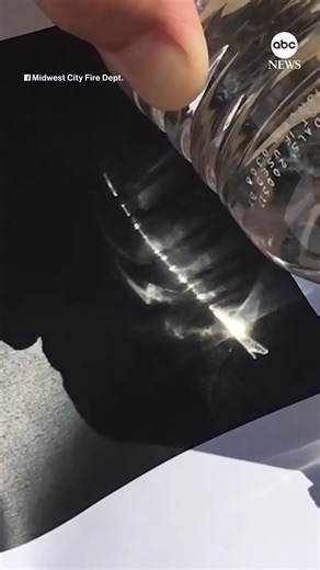 While unlikely, it's possible for the sun's rays to be magnified through a clear bottle filled with clear liquid and potentially start a fire in your car, a fire official told ABC News. https://abcnews.visitlink.me/pR_Y9V | ABC News