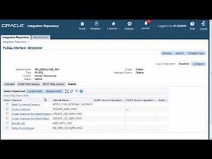 Oracle E Business Suite Integrated SOA Gateway PL SQL API as REST Service