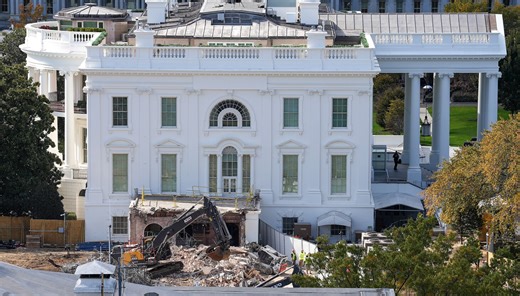 Trump completes demolition of the White House's East Wing