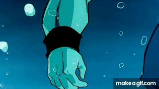 Goku in a healing chamber || dragon ball z on Make a GIF