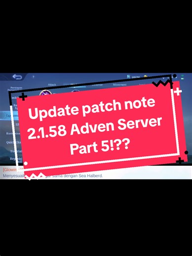 MLBB Update Patch 2.1.58 Adven Server Part 5 Insights