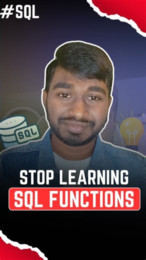 Sai Kumar Bysani on Instagram: "Stop flexing your SQL syntax. Start showing your thought process. Interviewers don’t care if you know ROW_NUMBER() or LAG(). They care if you understand when and why to use them. Show them you don’t just write queries — you solve problems. Explain the business logic behind your SQL. Because anyone can memorize code. But only analysts who think critically get hired. 👇 Comment “SQL” and I’ll send you a real-world SQL interview cheat sheet. Follow us @datawithsai to