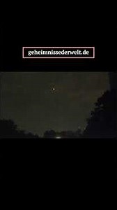 UFO über Deutschland gefilmt? 👽 Sieh selbst & entscheide selbst! 🚀 | Unglaubliche Aufnahmen #Shorts