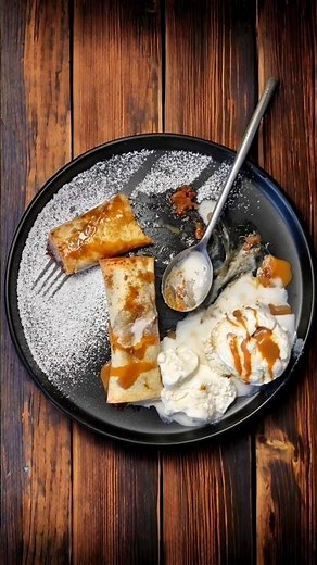 Air Fryer Apple, Sultana and Cinnamon Spring Rolls