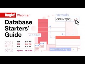 Ragic Webinar: Database Starters' Guide