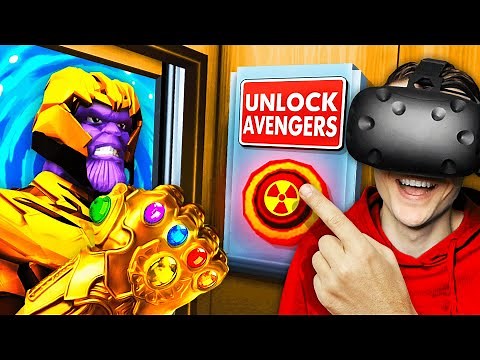 Unlocking SECRET AVENGERS FLOOR In VR ELEVATOR (Floor Plan VR Funny Gameplay)