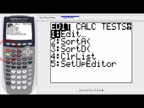 Graphing Calculator - Return to Home Screen