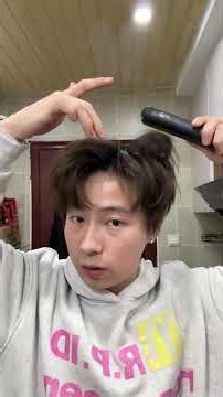 A straight man can easily become handsome#Hairstyle tutorial#Pseudo-natural face#Becom