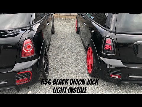 Mini Bitz R56 GEN 2 Black Union Jack Lights - Install