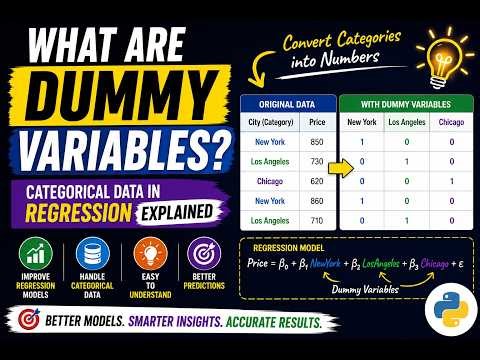 What are Dummy Variables? - Categorical Data in Regression Explained