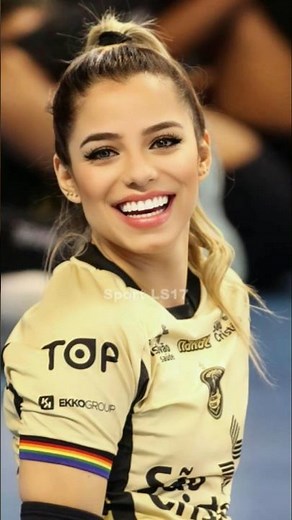 Beautiful volleyball player