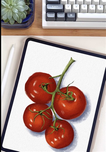 Pastel Painting Tutorial for Procreate Brushes