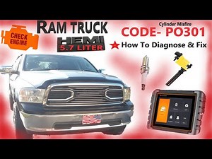 Code PO301 - Cylinder Misfire | How to Diagnose & Fix | Ram Truck Hemi 5.7L
