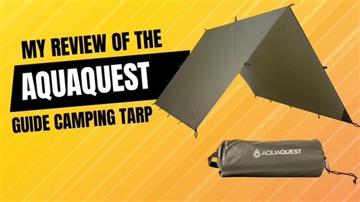 Watch My Honest Review of the AQUAQUEST Guide Camping Tarp on Amazon Live