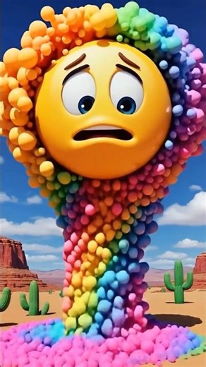 Relaxing Bubble Emoji Drip | Satisfying Soft Visuals